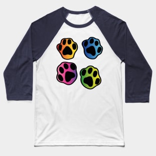 Paw Prints Baseball T-Shirt